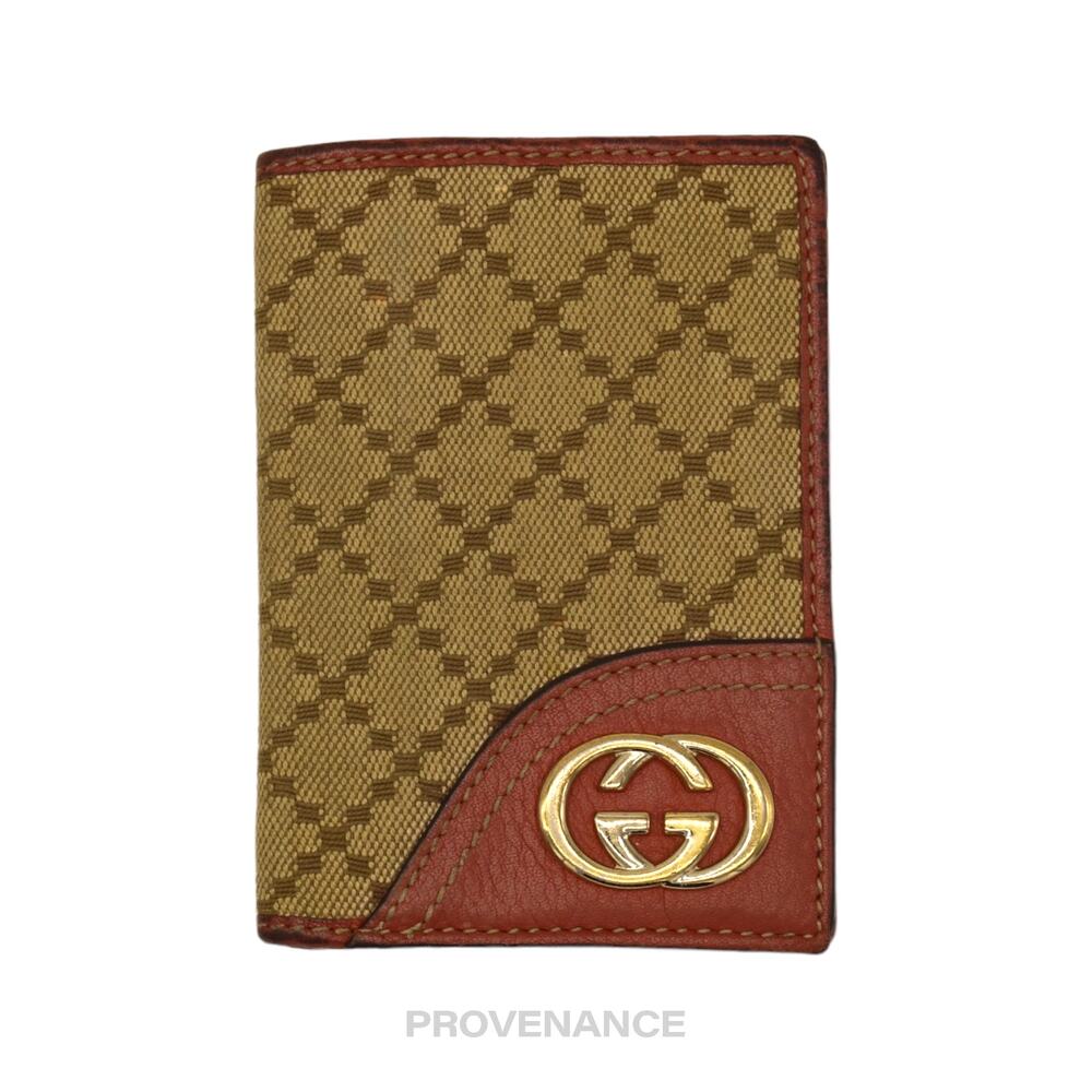 🔴 Gucci Heart Pocket Organizer Wallet - Blush